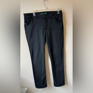 Lauren Ralph Lauren Black Premium Straight Jeans